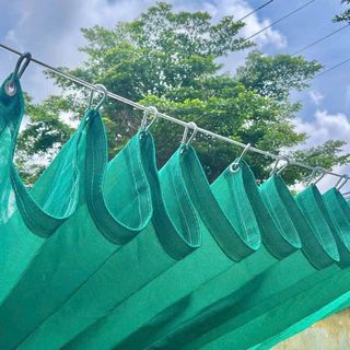 Lưới Che Nắng 80% Màu Xanh Lá Cho Sân Vườn & Ban Công - Nhiều Kích Thước