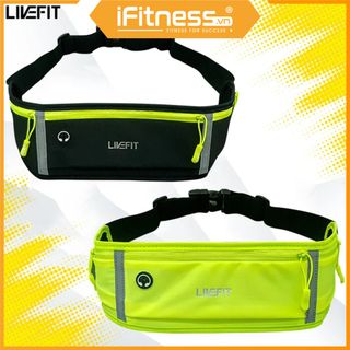 Túi đeo hông chạy bộ LiveFit cao cấp - Running Belt - WB09