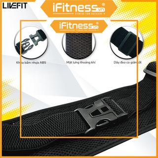 Túi đeo hông chạy bộ LiveFit cao cấp - Running Belt - WB09