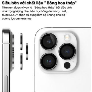 KÍNH CƯỜNG LỰC DEKEY 3D CAMERA LENS – BẢO VỆ TO KÍNH CƯỜNG LỰC DEKEY 3D