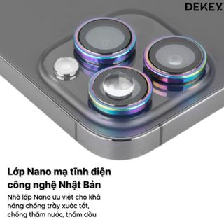 KÍNH CƯỜNG LỰC DEKEY 3D CAMERA LENS – BẢO VỆ TO KÍNH CƯỜNG LỰC DEKEY 3D