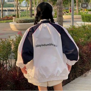 Áo khoác gió Today unisex cổ đứng vải dù nhẹ hai lớp phong cách