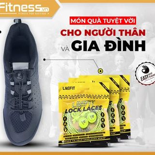 Dây giày thông minh phản quang 3 vạch LiveFit Lock Laces