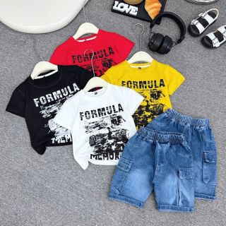 BỘ JEANS BÉ TRAI SIZE NHÍ