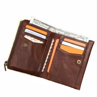 Ví ngắn nam da bò thật M1307