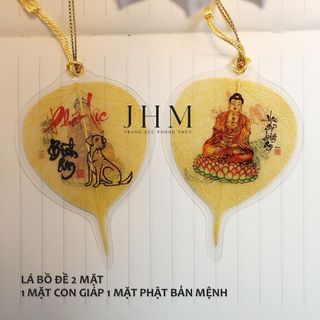 Lá bồ đề Phật Bản Mệnh bổ trợ cho 12 con giáp giúp bình an, may mắn
