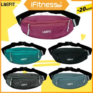 Túi đeo hông chạy bộ LiveFit cao cấp - Running Belt - WB0924