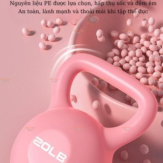 Tạ Chuông, Tạ Ấm ( Kettlebell ) Tập Tạ, Thể Hình Nhiều Màu, Tạ Tập Gym Tại Nhà & Phòng Tập 5LBS - 30LBS