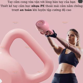Tạ Chuông, Tạ Ấm ( Kettlebell ) Tập Tạ, Thể Hình Nhiều Màu, Tạ Tập Gym Tại Nhà & Phòng Tập 5LBS - 30LBS