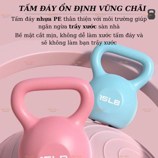 Tạ Chuông, Tạ Ấm ( Kettlebell ) Tập Tạ, Thể Hình Nhiều Màu, Tạ Tập Gym Tại Nhà & Phòng Tập 5LBS - 30LBS