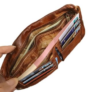 Ví ngắn nam da bò thật SG716