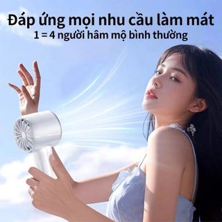 QUẠT TÍCH ĐIỆN SÒ LẠNH MINI 100 CẤP ĐỘ GIÓ LED 2025