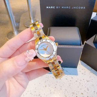 ĐỒNG HỒ NỮ CAO CẤP MAR JACOB DÂY THÉP MẶT VIỀN CHỮ MINI