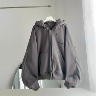 Áo Khoác Hoodie Nam Nữ Form Boxy Dessuu Chữ Thêu, Túi Ngược Nhiều Màu Tay Phồng Phong Thái Trẻ Năng Động