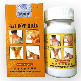 Viên uống Gai cốt hoàn - Hộp 60 viên - Xuất xứ Hồng Kong - Mã số 1430