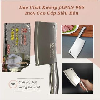 DAO CHẶT XƯƠNG JAPAN NO 906 CÁN INOX