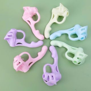 Đệm Bút Cầm Tay Cho Bé , Dụng Cụ Chỉnh Sửa Tư Thế Cầm Bút Bằng Silicon Mềm Bảo Vệ Cổ Tay Luyện Viết Chữ Đẹp