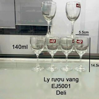 BỘ 6 LY UỐNG RƯỢU VANG 140ML EJ5001