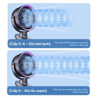 Quạt mini màu Xám - S6360-XAM