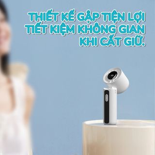 Quạt mini cầm tay Be - F803A-BE