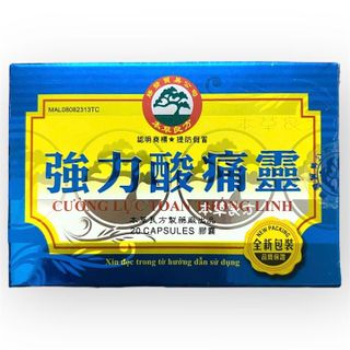 Viên uống Cường lực toan thống linh xuất xứ Malaysia - Hộp 20 viên - Mã số 1497