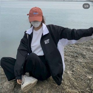 Áo Khoác Bomber Dù Dumble Dây Rút Nam Nữ Ulzzang Unisex Kiểu Bóng Chày Form Rộng 2 Lớp