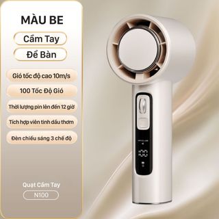 Quạt mini cầm tay Be - N100-BE