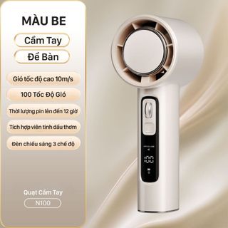 Quạt mini cầm tay Be - N100-BE