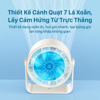 Quạt để bàn mini màu Be - S15-BE
