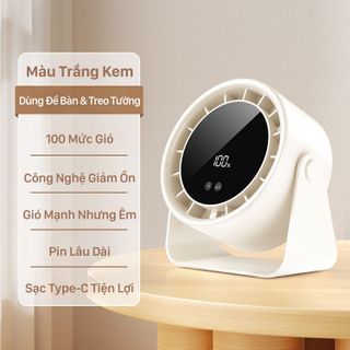 Quạt để bàn mini màu Be - S15-BE