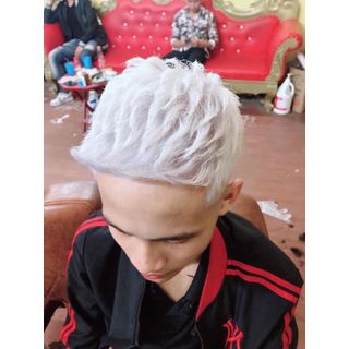 tinh chất Khử vàng tóc siêu trắng lam barber 100ml