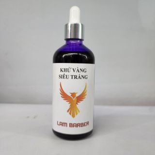 tinh chất Khử vàng tóc siêu trắng lam barber 100ml