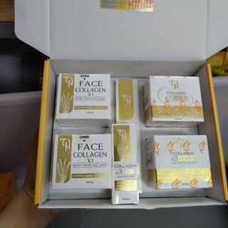Combo face 4 món collagen x3