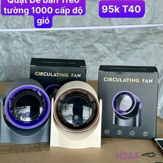 Quạt để bàn treo tường 1000 cấp độ gió giá sỉ