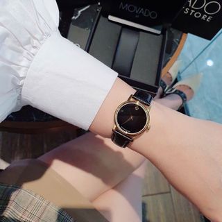 ĐỒNG HỒ NAM NỮ  SIÊU CẤP MODADO DÂY DA MÁY THUỴ SĨ CHECK CODE