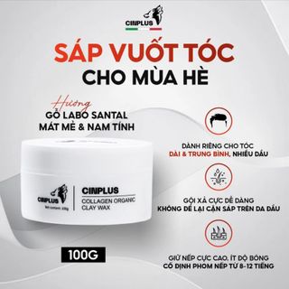 Sáp vuốt tóc Cinplus Sicily Clay Wax - Left / Rigt