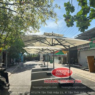 dù che lệch tâm ngoài trời giá taị xưởng sản xuất Sài Gòn