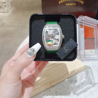 XẢ KHO ĐỒNG HỒ NỮ MÁY THUỴ SỸ PRANCK MULLER ĐÍNH ĐÁ