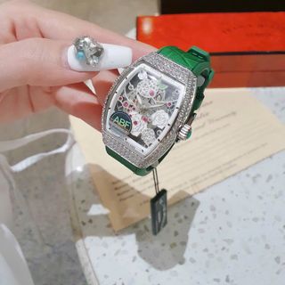 XẢ KHO ĐỒNG HỒ NỮ MÁY THUỴ SỸ PRANCK MULLER ĐÍNH ĐÁ