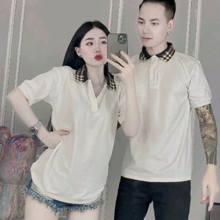 Áo thun cổ trụ Unisex,phối cổ,áo cặp,đi làm,đi chơi - Menswear (mã: HOKO75)