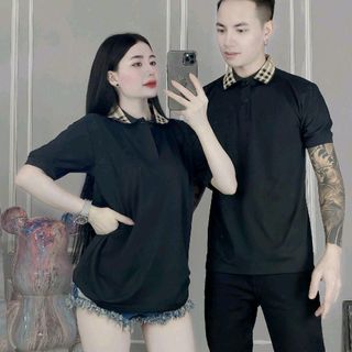 Áo thun cổ trụ Unisex,phối cổ,áo cặp,đi làm,đi chơi - Menswear (mã: HOKO75)