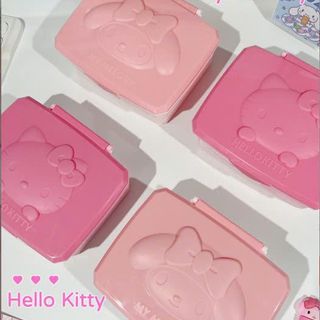 HỘP HỒNG KITTY- MELODY ĐỰNG PHỤ KIỆN, CARD HÌNH