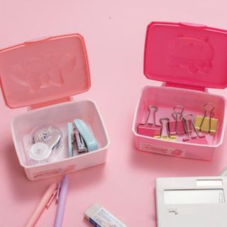HỘP HỒNG KITTY- MELODY ĐỰNG PHỤ KIỆN, CARD HÌNH