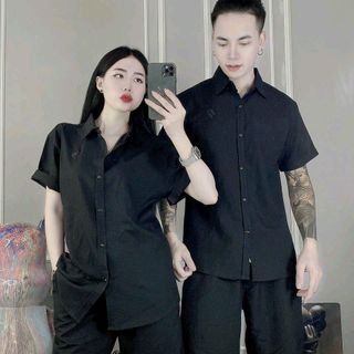Combo: Áo+Quần chất liệu vải đũi mềm mại,thoáng mát, Quần áo mùa hè - Bộ Unisex- menswear(Mã: HOKO160)