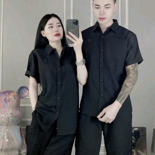 Combo: Áo+Quần chất liệu vải đũi mềm mại,thoáng mát, Quần áo mùa hè - Bộ Unisex- menswear(Mã: HOKO160)