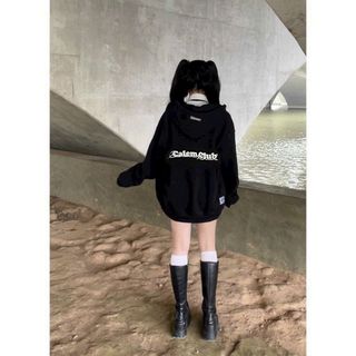 Áo Hoodie Zip Form Rộng Nam Nữ in chữ Calem Unisex , Áo Khoác Nỉ Bông Khóa Kéo Cao Cấp