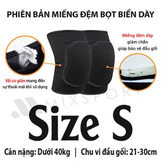 Bó Gối Thể Thao Với Miếng Lót Đệm Dày Giúp Bảo Vệ Đầu Gối Tránh Chấn Thương Chất Liệu Co Giãn