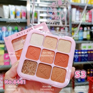 Bảng Phấn Mắt Anylady No.8461-  S1.S2.S3