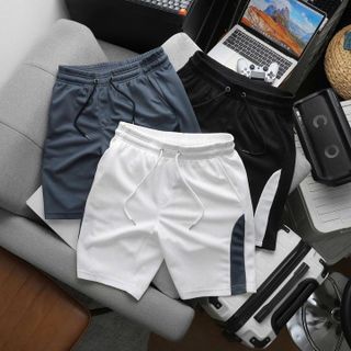 QUẦN SHORT LƯNG THUN THIẾT KẾ STAY ALIVE CHẤT TỔ ONG- THỜI TRANG HC