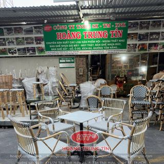 ghế mây tre thật ghế mây thật ngoài trời đan sợi nhựa giả mây